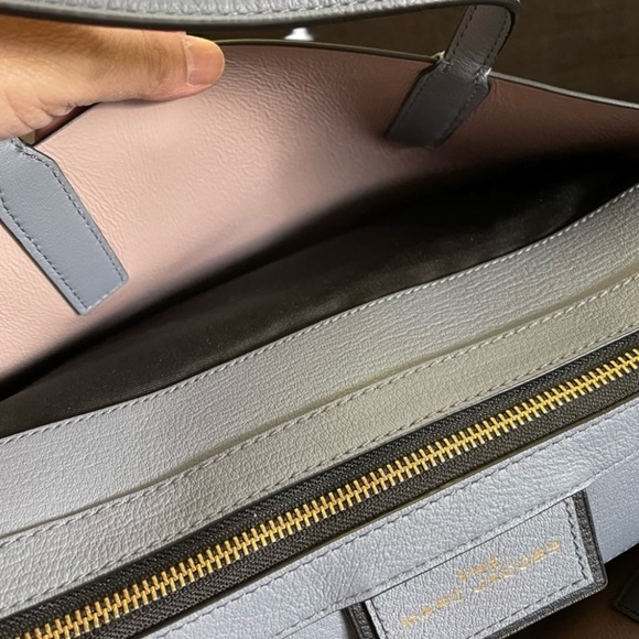 Marc Jacobs Women's Leather The Protégé Tote
Shadow Grey Blue Bag - Picture 7 of 16